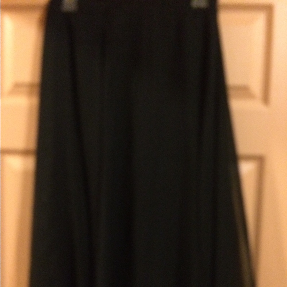 Black Summer Flowy Skirt